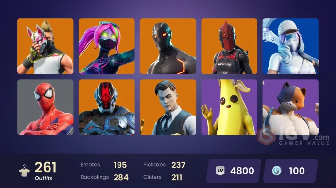 (PC PSN XBOX) 260 skins | Blue Team Leader | Gold TNTina | Gold Midas | Omega (stage 5) | Gold Brutus | Gold Meowscles | Sultura | Lina Scorch