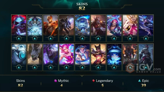 [TR] | 79 Skin | 88 Champ | Unranked | 130 RP | Email Access | 2025 Ready | 15570 BE | Honor 3 | Level 69