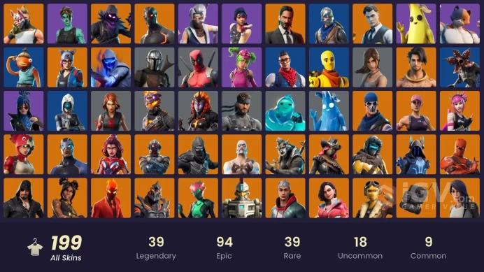 (PC PSN XBOX) 199 skins | OG STW | Sparkle Specialist | MERRY MINT AXE / FLOSS / MAKO / LARA CROFT / GHOUL TROOPER / Blue Squire | Royale Knight