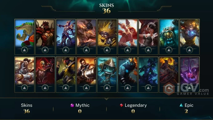 [EUW] | 36 Skin | 108 Champ | Unranked | 52 RP | Email Access | 2025 Ready | 11106 BE | Honor 3 | Level 43