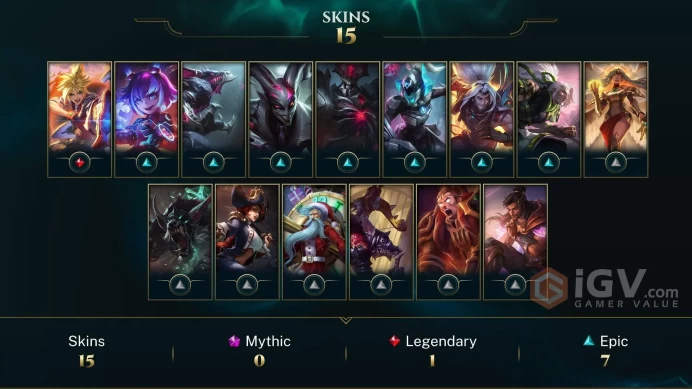 [TR] | 17 Skin | 65 Champ | Unranked | 0 RP | Email Access | 2025 Ready | 25141 BE | Honor 3 | Level 88