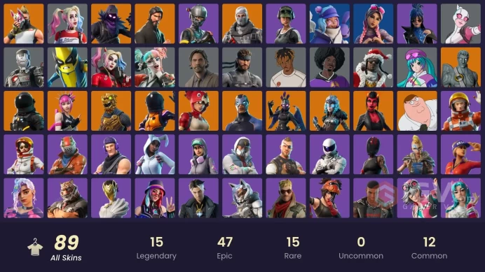 [PSN/XBOX/PC] 89 skins | The Reaper | Elite Agent | Trailblazer | Havoc | Sub Commander | Tricera Ops | Love Ranger | Carbide | Valkyrie | 700 V