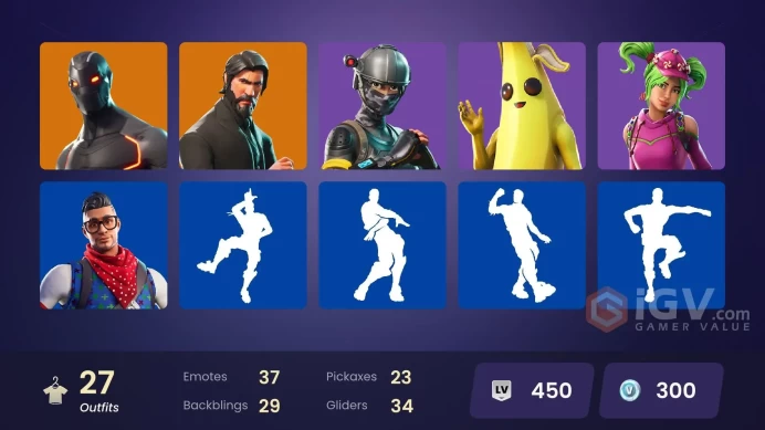 [PSN/XBOX/PC] 27 skins | The Reaper | Elite Agent | Take The L | Prodigy | Blue Striker | Rogue Agent | Carbon Commando | Dark Voyager | 300 VB