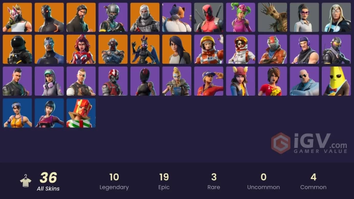 [PSN/XBOX/PC] 36 skins | The Reaper | Elite Agent | Take The L | Havoc | Sub Commander | Rogue Agent | Drift | Valor | Gear Specialist Maya | 95