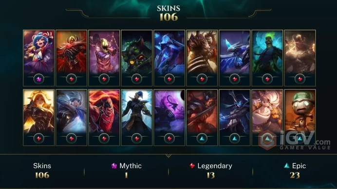 NA EMAIL CHANGEABLE 161 CHAMPIONS 106 SKINS Annie-Versary LAST PLAY 2024