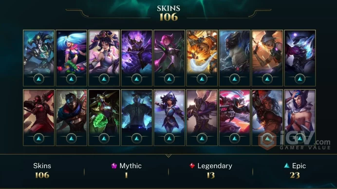 NA EMAIL CHANGEABLE 161 CHAMPIONS 106 SKINS Annie-Versary LAST PLAY 2024