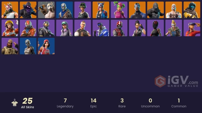 [PSN/XBOX/PC] 25 skins | Blue Squire | Royale Knight | Take The L | Blue Striker | Rogue Agent | Trailblazer | Raven | Drift | Ragnarok