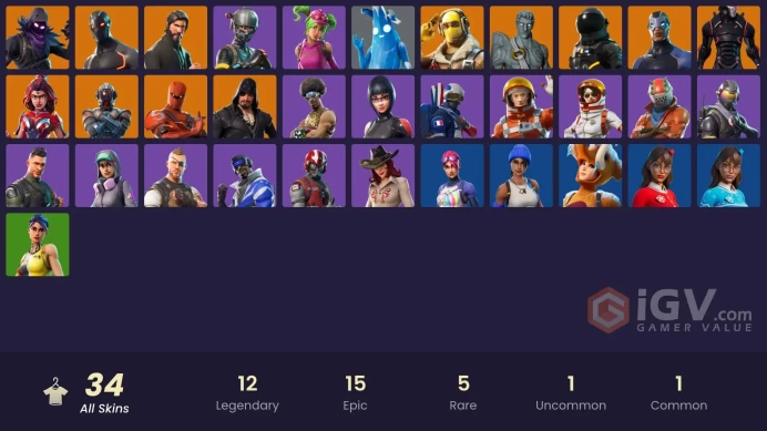 [PSN/XBOX/PC] 33 skins | The Reaper | Elite Agent | Blue Team Leader | Omega (stage 5) | Blue Striker | Rogue Agent | Raven | Hybrid | Valor