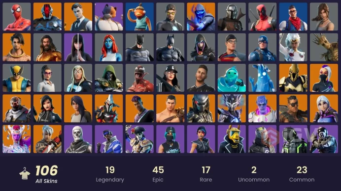 12713[PC/PSN/XBOX] 106 skins|Blue Team Leader|Gold Brutus|Gold Midas|Blue Striker|Fixer|Prodigy|Fade|Catalyst|Ultima Knight|Joey