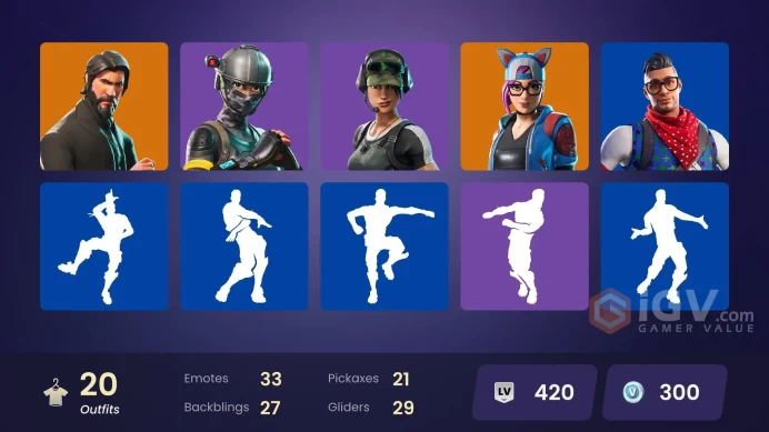 [PSN/XBOX/PC] 20 skins | The Reaper | Elite Agent | Blue Team Leader | Take The L | Trailblazer | Prodigy | Lynx | Carbide | Dark Voyager | 300 
