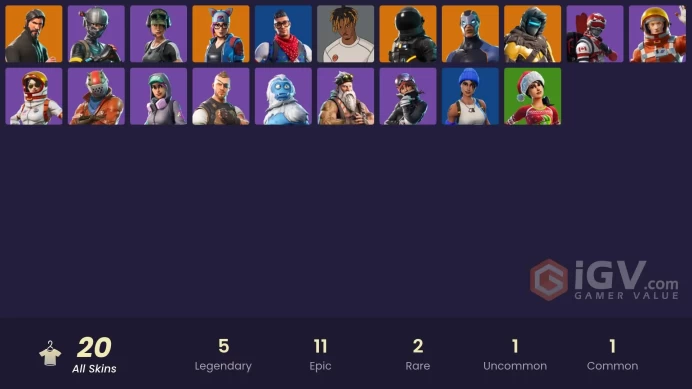 [PSN/XBOX/PC] 20 skins | The Reaper | Elite Agent | Blue Team Leader | Take The L | Trailblazer | Prodigy | Lynx | Carbide | Dark Voyager | 300 