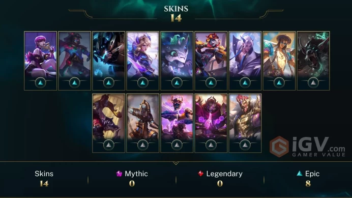 EUW | 15 Skins | 68 Champions | Level 64 | 2270 BE | K/DA Evelynn | Spirit Blossom Yone | Worldbreaker Malzahar
