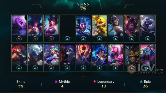 EUW EMAIL CHANGEABLE 63 CHAMPIONS 75 SKINS 4 ULTIMATE Prestige Star Guardian Soraka SS VAYNE Hextech Jarvan IV Last play 2023