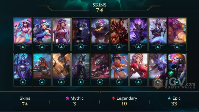 ME EMAIL CHANGEABLE 70 CHAMPIONS 10KBE 74 SKINS Prestige Arcanist Zoe Prestige Obsidian Dragon Sett  80 ME LAST PLAY 2023