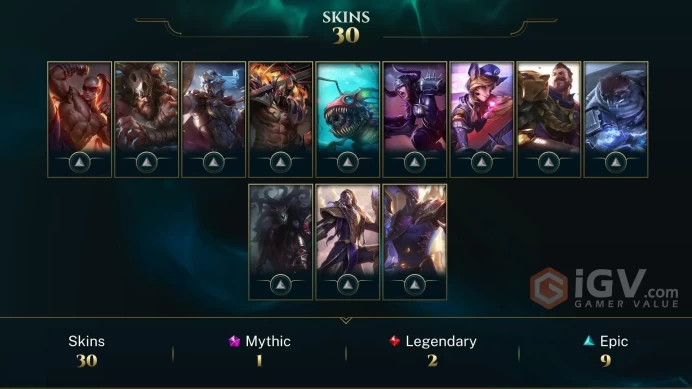 【LAN 】Level 138    99 Champ/ 30 Skins   Full Access  High Quality Account  Instant Delivery️