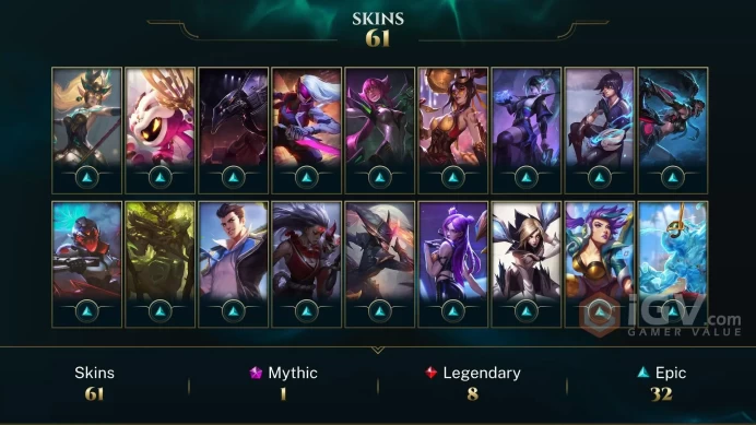 EUW EMAIL CHANGEABLE 74 CHAMPIONS 61 SKINS Prestige Conqueror Jax SPG UDYR  LAST PLAY 2024