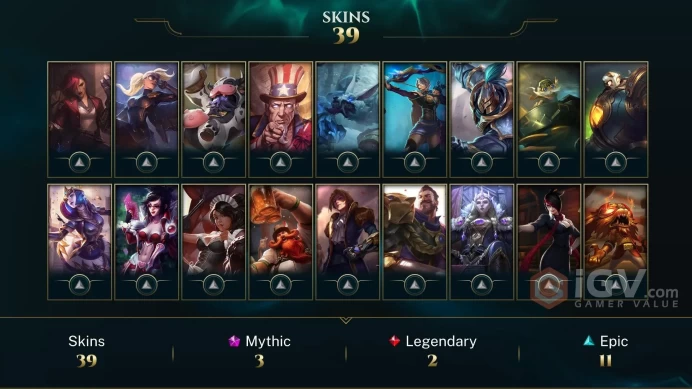 EUW EMAIL CHANGEABLE 79 CHAMPIONS 39 SKINS Prestige K/DA Ahri 2X Elementalist Lux VICTORIOUS:  AATROX BLITZ GRAVES LUCI ORI SEJU