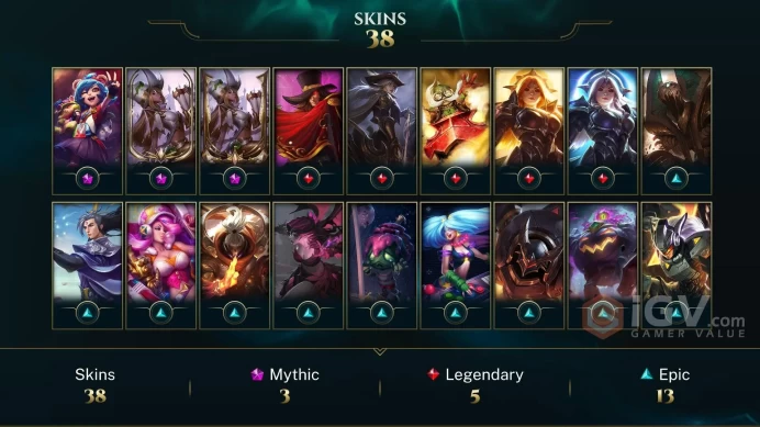 EUW EMAIL CHANGEABLE 100 CHAMPIONS 38 SKINS Prestige Bewitching Miss Fortune 2X 60 ME 20x KEYS LAST PLAY 2023