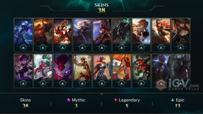 EUW EMAIL CHANGEABLE 100 CHAMPIONS 38 SKINS Prestige Bewitching Miss Fortune 2X 60 ME 20x KEYS LAST PLAY 2023