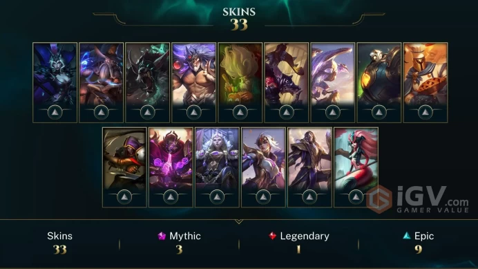 EUW EMAIL CHANGEABLE HONOR 5 107 CHAMPIONS 16.8KBE 35 SKINS+62 INV 120 MYTHIC Prestige True Damage Qiyana 2x 6x VICTORIOUS EMERALD 1 MMR UNRANK