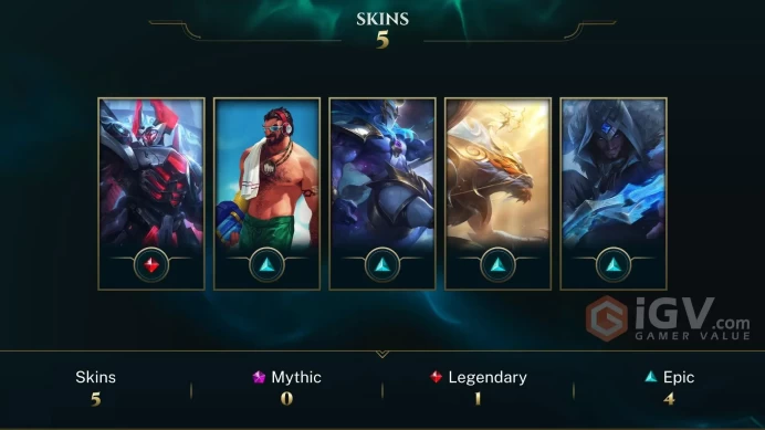 LAS  Unranked // ✨ +37 Champion / 2940 BE / +5 Skins / 35 Level / Full Access /  Click for Full Details