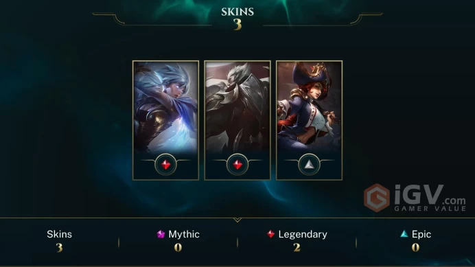 LAS  Unranked // ✨ +21 Champion / 910 BE / +3 Skins / 30 Level / Full Access /  Click for Full Details