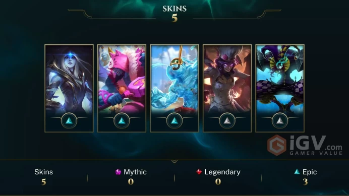 LAS Unranked // ✨ +27 Champion / 1407 BE / +5 Skins / 52 Level / Full Access / Click for Full Details