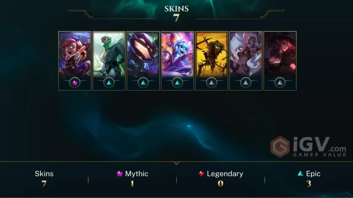 LAS  Unranked // ✨ +27 Champion / 3345 BE / +7 Skins / 41 Level / Full Access /  Click for Full Details