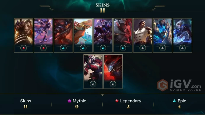 LAS Unranked // ✨ +37 Champion / 1174 BE / +11 Skins / 60 Level / Full Access / Click for Full Details
