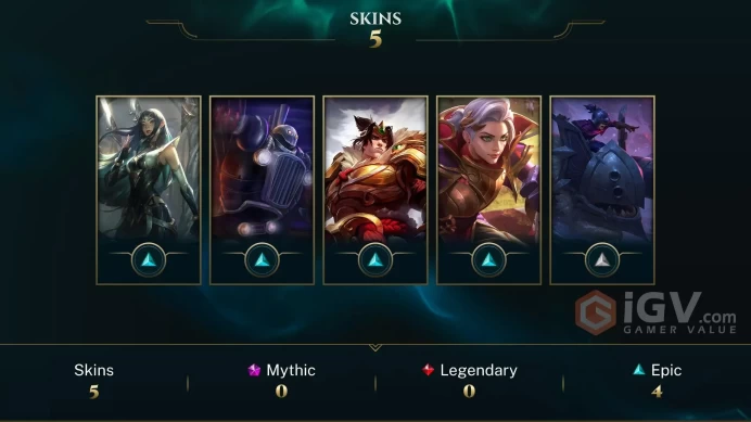 LAS  Unranked // ✨ +22 Champion / 460 BE / +5 Skins / 34 Level / Full Access /  Click for Full Details