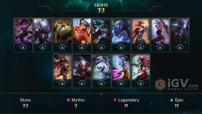 EUW EMAIL CHANGEABLE 16 lvl 68 CHAMPIONS 17.5KBE 32 SKINS Prestige Bewitching Miss Fortune 11 LITTLE LEGENDS 