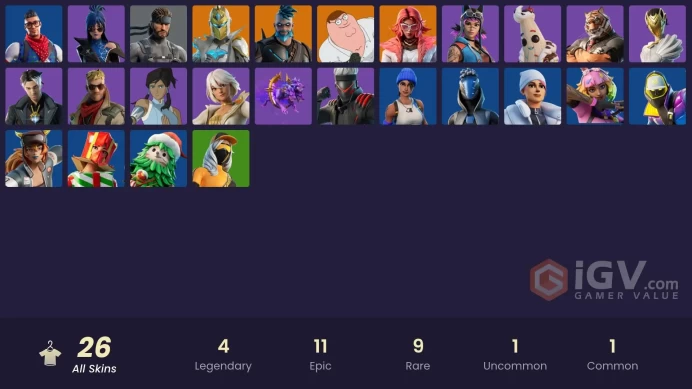 13858[PC/XBOX]Blue Team Leader|Lina Scorch|Prodigy|Sultura|Vivi Chroma|Subzero Cryptic|Peter Griffin|Valeria|Omegarok