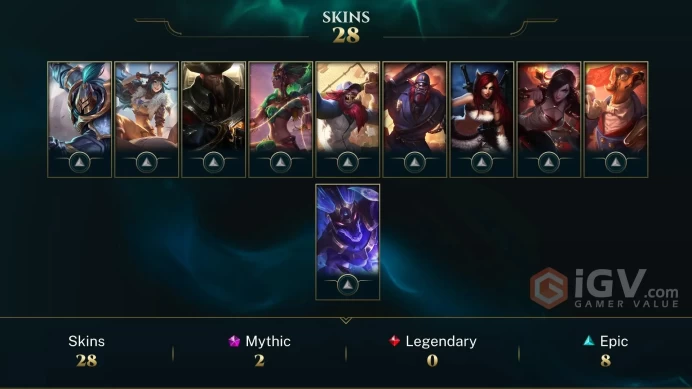 EUW EMAIL CHANGEABLE 85 CHAMPIONS 28 SKINS Prestige Pulsefire Thresh 2X VICTORIOUS TRINDA YI LAST PLAY 2024