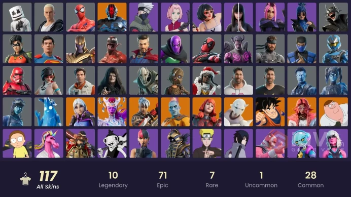 13761[PC/PSN/XBOX]Naruto Uzumaki|Ronin|Valeria|The Foundation|Peter Griffin|Torin|The Imagined|Son Goku|The Origin|The Cube Queen