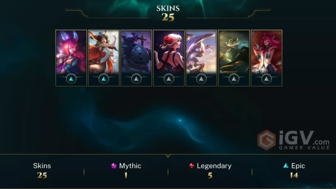 EUW EMAIL CHANGEABLE 46 CHAMPIONS 26 SKINS Prestige Brave Phoenix Xayah Victorious Anivia UNRANKED PLAT 2 MMR