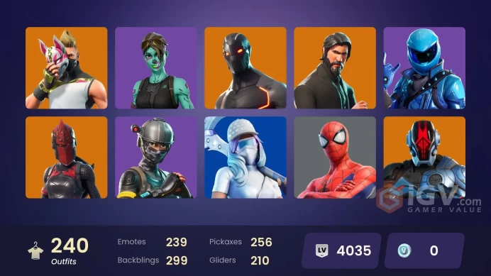 [PC/PSN/XBOX/NIN] 240 skins | OG STW | Honor Guard | The Reaper | Merry mint axe | Elite Agent | Gold Midas | Cloud Striker | Aura Analyzer 