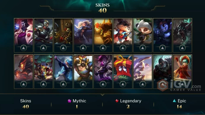 【LAN 】Level 169 90 Champ/ 40 Skins Full Access High Quality Account Instant Delivery️