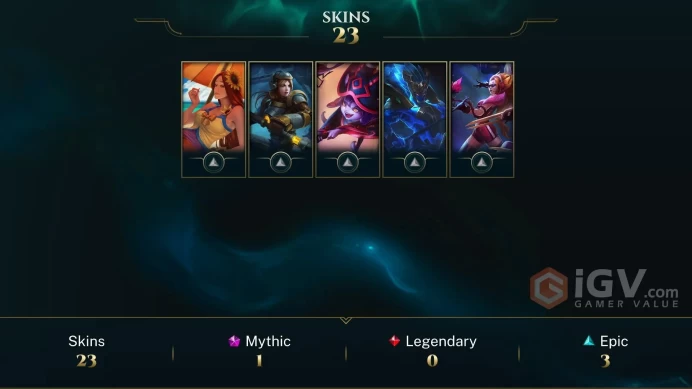 【LAN 】Level 47    47 Champ/ 23 Skins   Full Access  High Quality Account  Instant Delivery️