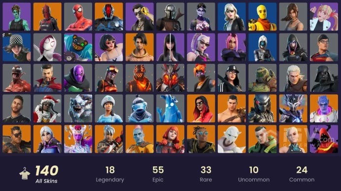 [PC / XBOX] 101 skins | Lina Scorch | Subzero Cryptic | Valeria | Peter Griffin | P.A.N.D.A Team Leader | BX43