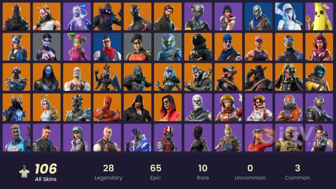 Full-Access 106 skins | OG STW | Black Knight | Galaxy | The Reaper | Sparkle Specialist | Blue Squire | Royale Knight | Elite Agent