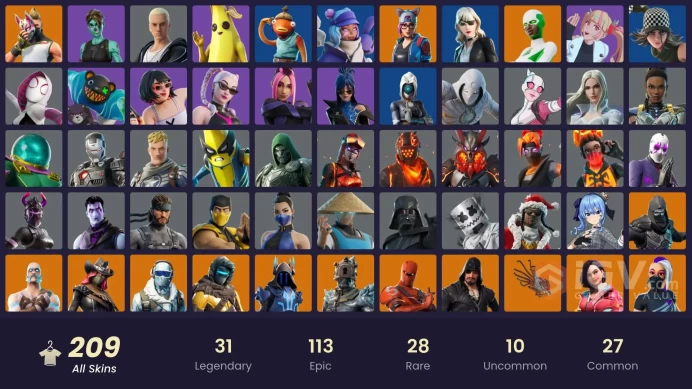 Full Access 202 skins | IKONIK | Lina Scorch | Subzero Cryptic | Dummy Supreme | Mizuki | Backlash | Sentinel | Optimus Prime | Drift |