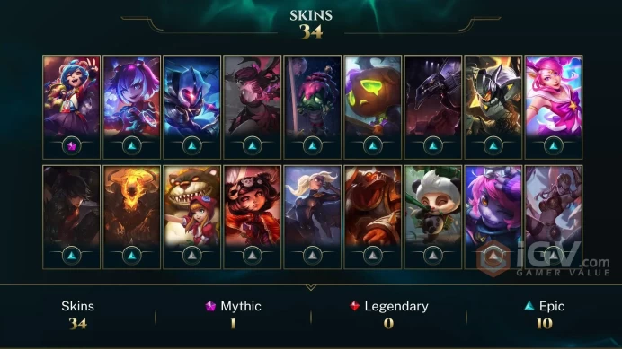 【LAN 】Level 105 61 Champ/ 37 Skins Full Access High Quality Account Instant Delivery️