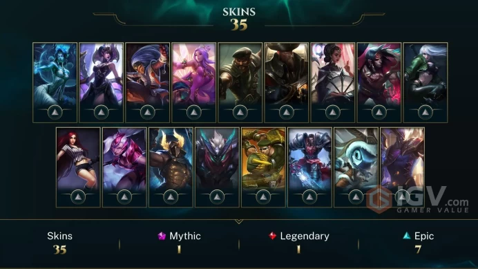【LAN 】Level 64   114  Champ/ 35 Skins   Full Access  High Quality Account  Instant Delivery️
