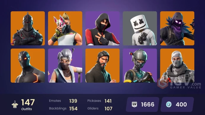 Full Access 146 skins | OG STW | Black Knight | IKONIK | The Reaper | Sparkle Specialist | Blue Squire | Royale Knight | Elite Agent |