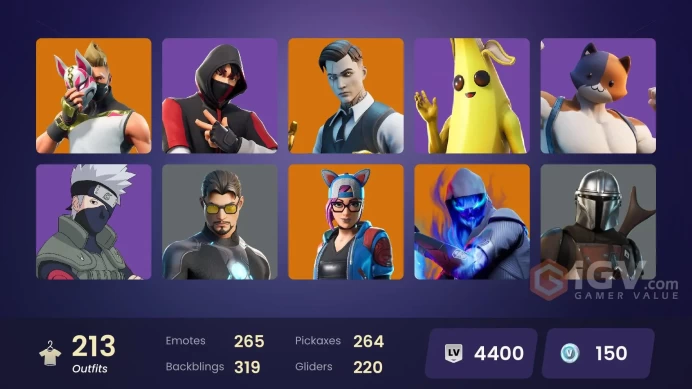 Full Access 213 skins | IKONIK | Blue Team Leader | Gold Midas | Gold Brutus | Gold Meowscles | Sultura | Ruin | Ragnarok | 350 VB