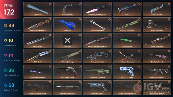 EU/TUR 177790 VP 172 SKINS Evori Dreamwings Bundle Kuronami Bundle VCT LOCK//IN Misericórdia Evori's Spellcaster Luna's Descent Spectrum Phantom