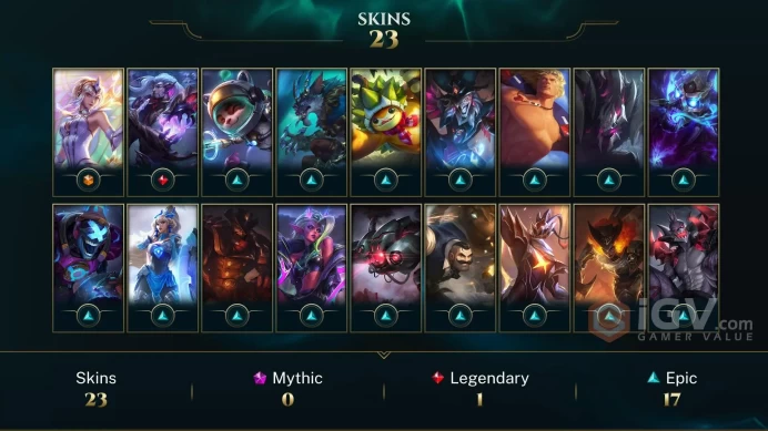 Turkey Elementalist Lux - Ann-Sivir-sary - Dream Dragon Yasuo - Lv 47 | 57 Champs | 24 Skins FULL ACCESS A134
