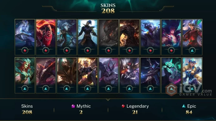 Southeast Asia Gun Goddess Miss Fortune - Elementalist Lux - DJ Sona - Lv 222 | 161 Champs | 208 Skins FULL ACCESS A140