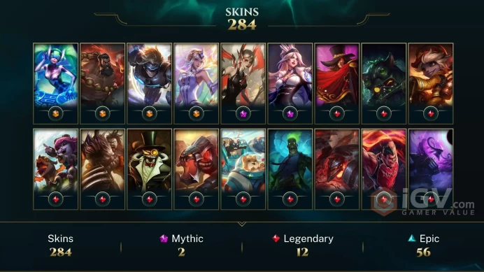 Southeast Asia Judgment Kayle - Victorious Maokai - Victorious Sivir - Lv 42 | 124 Champs | 285 Skins FULL ACCESS A139