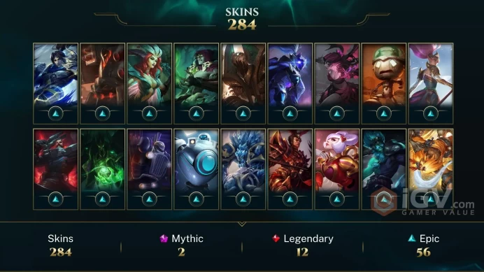 Southeast Asia Judgment Kayle - Victorious Maokai - Victorious Sivir - Lv 42 | 124 Champs | 285 Skins FULL ACCESS A139